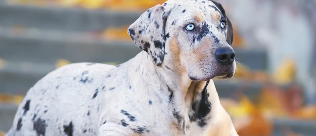 Catahoula con occhi blu